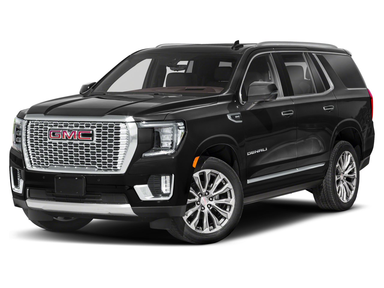 2023 GMC Yukon Denali in Pearl Beige Metallic — front three-quarter view