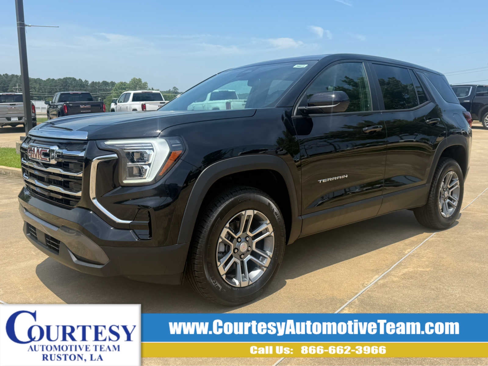 2026 GMC Terrain Elevation in Ebony Twilight Metallic — front three-quarter view